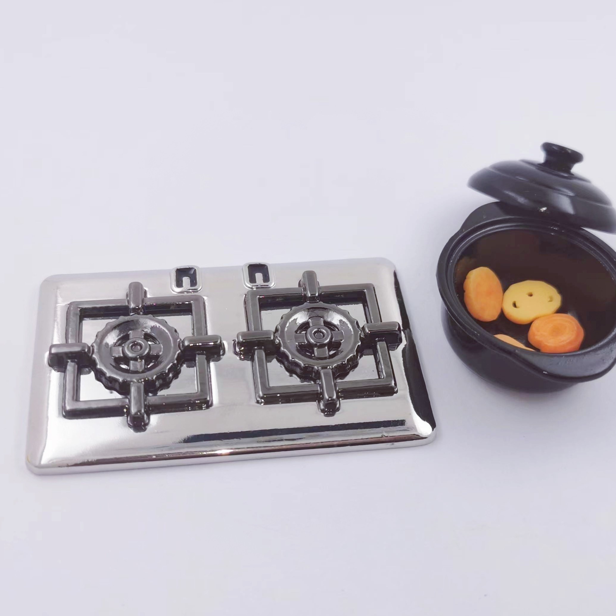 Batterie de cuisine miniature à l'échelle 1:12 Mini accessoire de cuisine