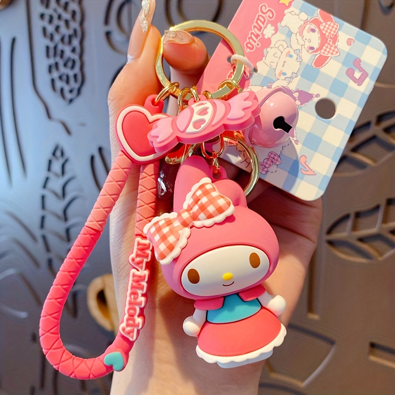 Kawaii Sanrio Hello Kitty Mobile Phone Pendant Inspearl Beaded Bracelet Bag  Decoration Accessories for Girls Sweet Keychain Gift - AliExpress