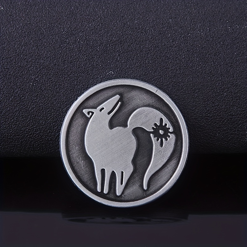 Alloy Coin Keychain Protagonist Tattoo Memorial Coin Key Chain Collect