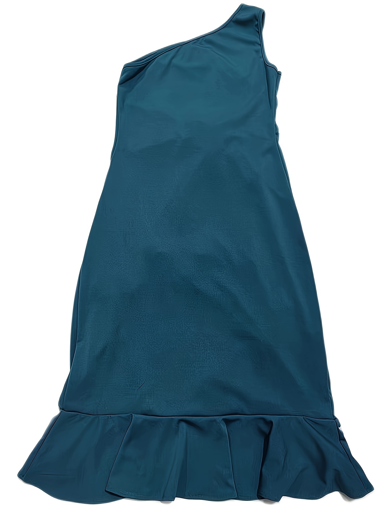 Hutch green shop ruffle hem dress