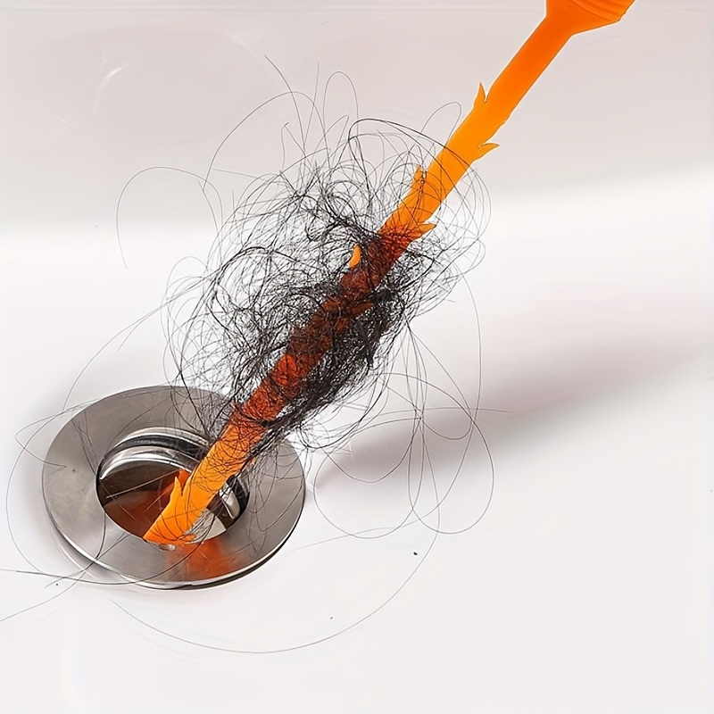 Sink Drain Overflow Cleaning Brush Household Sewer Hair - Temu