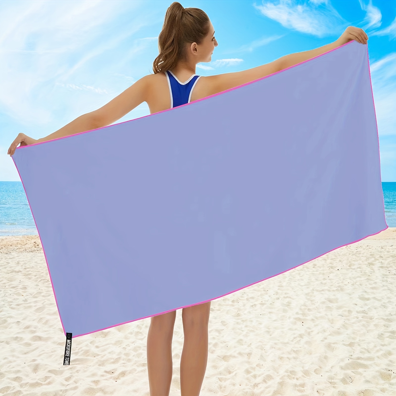 Comprar Toalla de bolsillo de secado rápido de microfibra deportiva, toalla  grande absorbente ultraligera portátil para piscina, natación, gimnasio,  Fitness, Yoga, playa