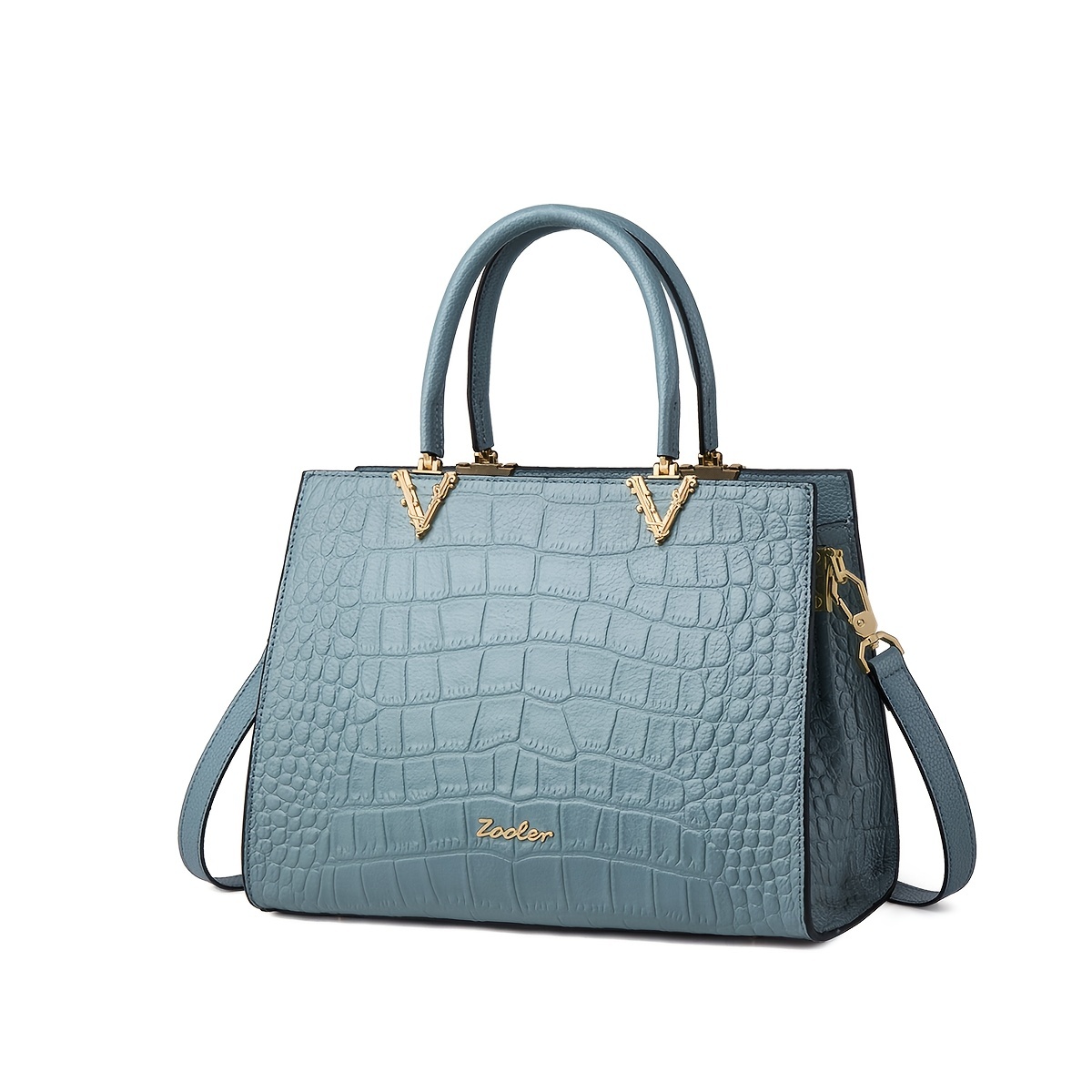 Louis Vuitton Crocodile Capucines MM - Blue Handle Bags, Handbags