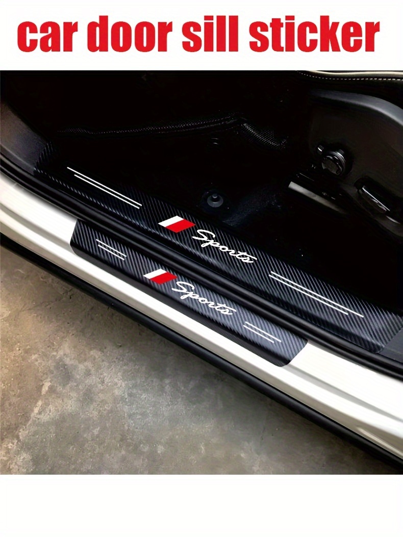 Car Styling For Morrisgarages Mg5 Badge Luminous Door Threshold Strip Sill  Anti Kick Decals Stickers Waterproof Protect Film - Automotive Interior Sti