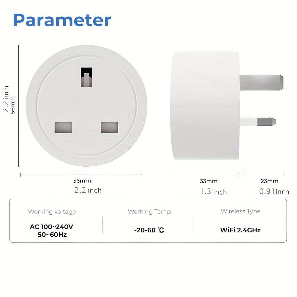 Uk 16a Smart Plug For Homekit Electrical Outlets With Wifi Siri Voice  Remote Control Wall Light Switch Smart Home Part Wifi Plug Smart Switch  Wifi Switch Smart Socket - Temu United Arab