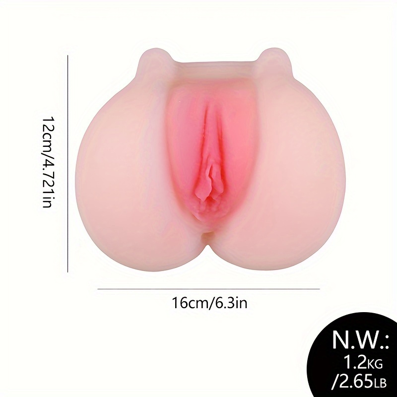 1pc Male Masturbator Pocket Pussy Men s Sex Toys Male Toys Realistic Adult Sex Dolls Realistic Soft Buttocks And Happy Intercourse Skin Color