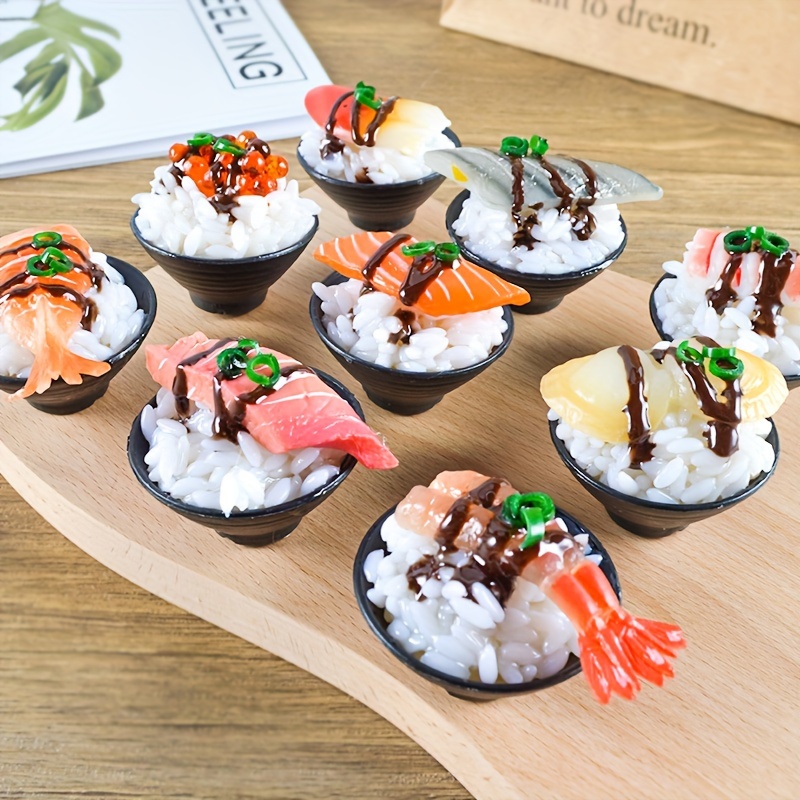 Miniature Decor Foods Ornament Kitchen Sushi Simulation Decoration