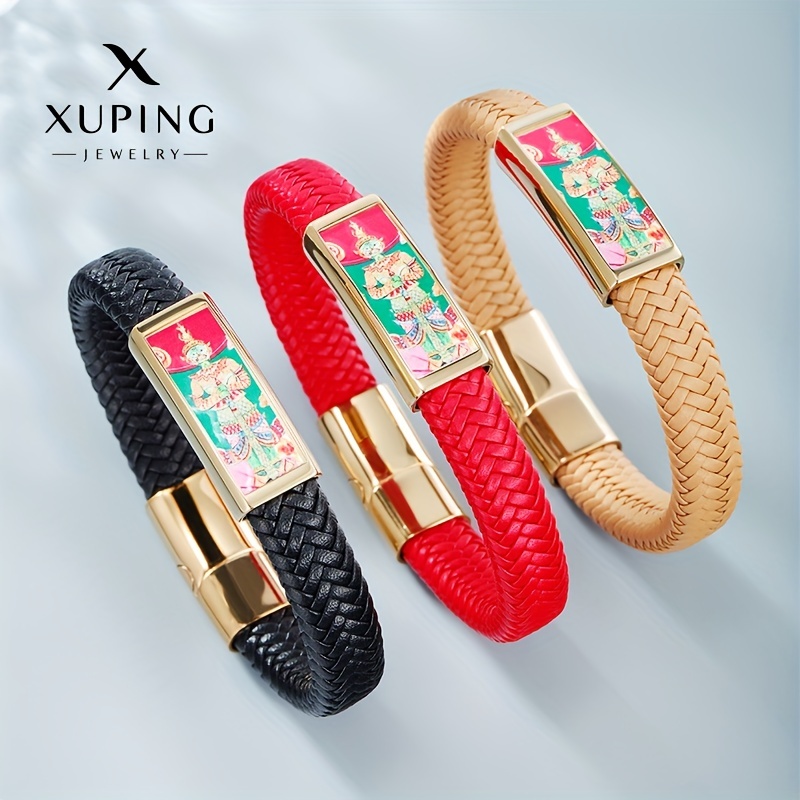 Hip Hop Multicolor Hand Rope Bangle Men