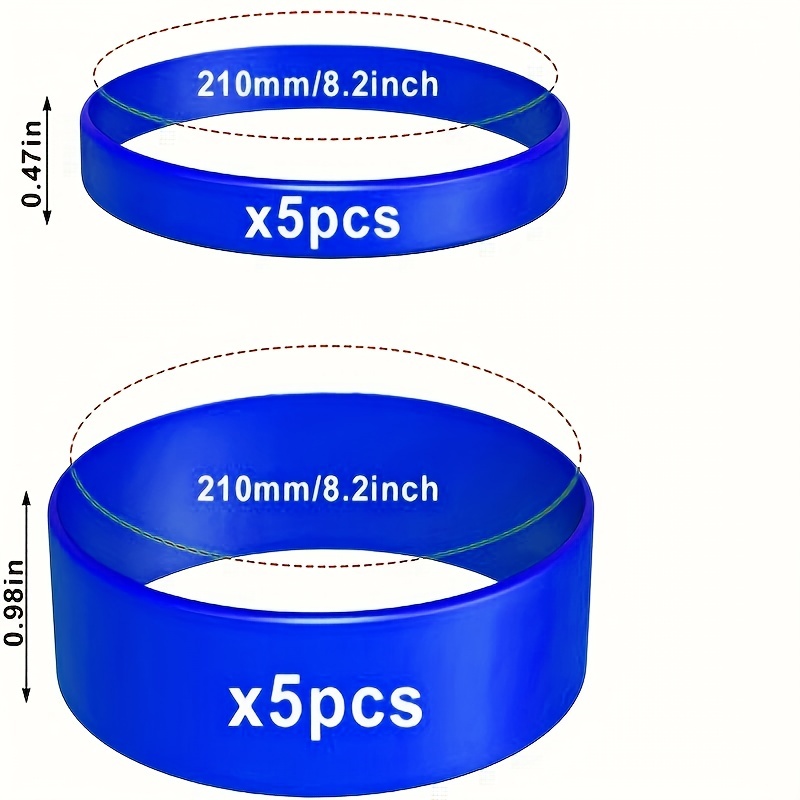  12Pcs Silicone Bands For Sublimation Tumbler Heat