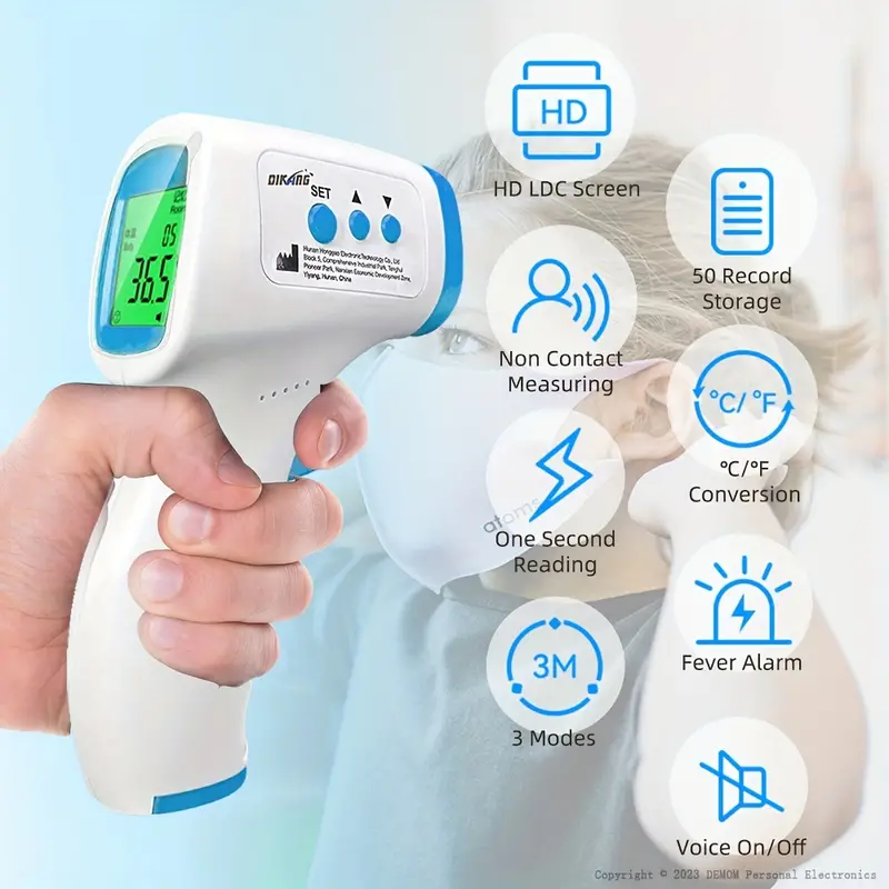 Digital Thermometer No touch Forehead Thermometer Baby Kids - Temu