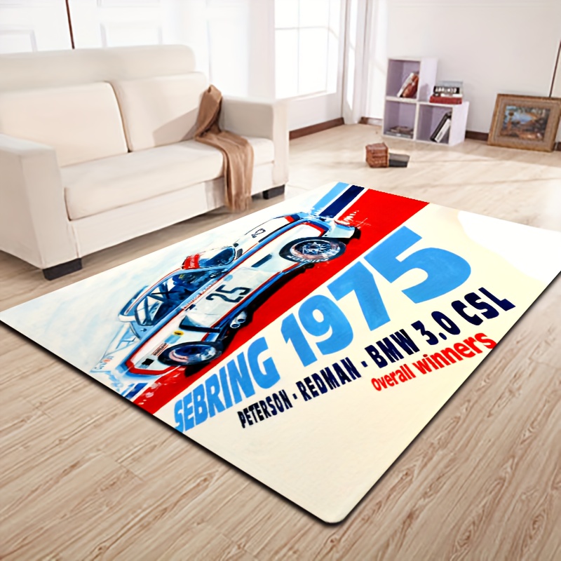 Bmw, Bmw Motorsport, Bmw Rug, Bmw Logo Patterned Rug, Popular Car Decor  Carpet