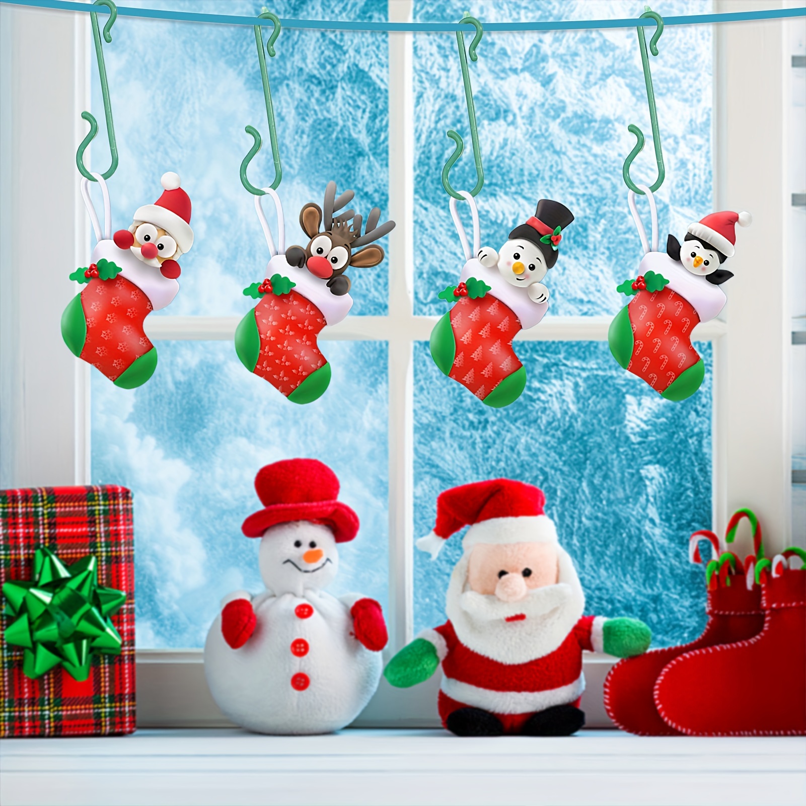 Ornament Hooks Multiple Colour Christmas Tree - Temu