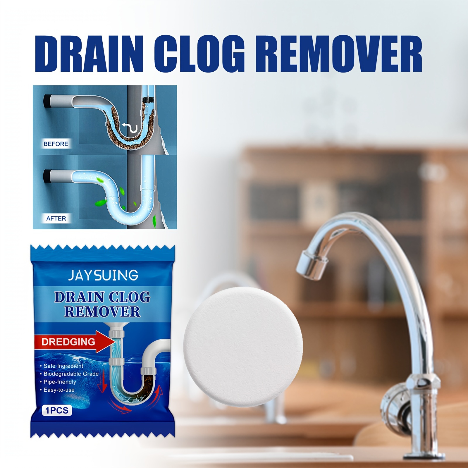 Drain Unclogger Quickly And Easily Clear Clogged Drains With - Temu