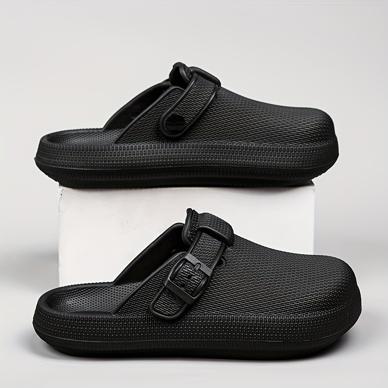 Men's Quick Dry Adjustable Buckle Strap Slip On Clogs