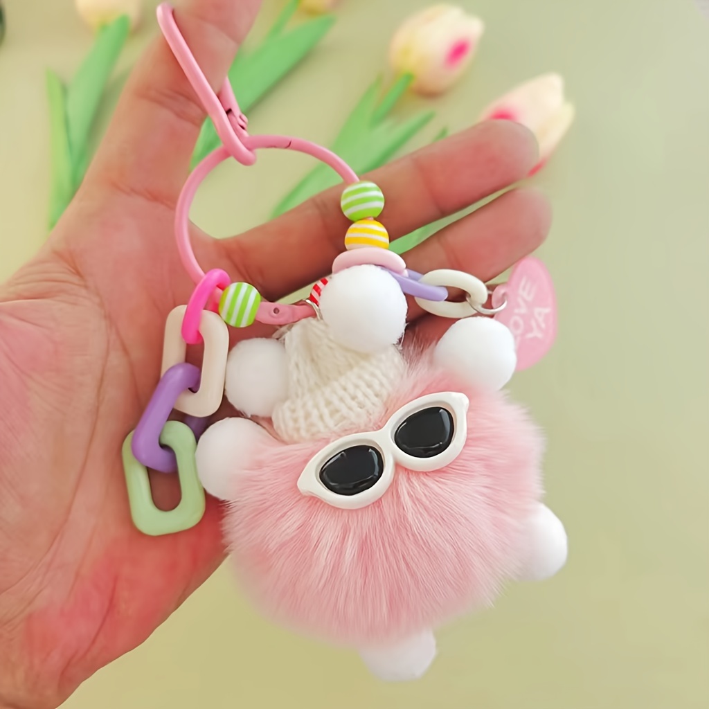 Expression Chestnut Plush Key Chain Key Buckle Plush Doll Toy