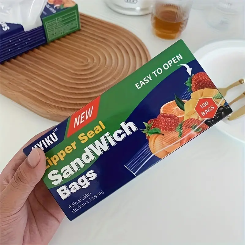 Sandwich Storage Bags, Food Grade Portable Extractor Storage Bag