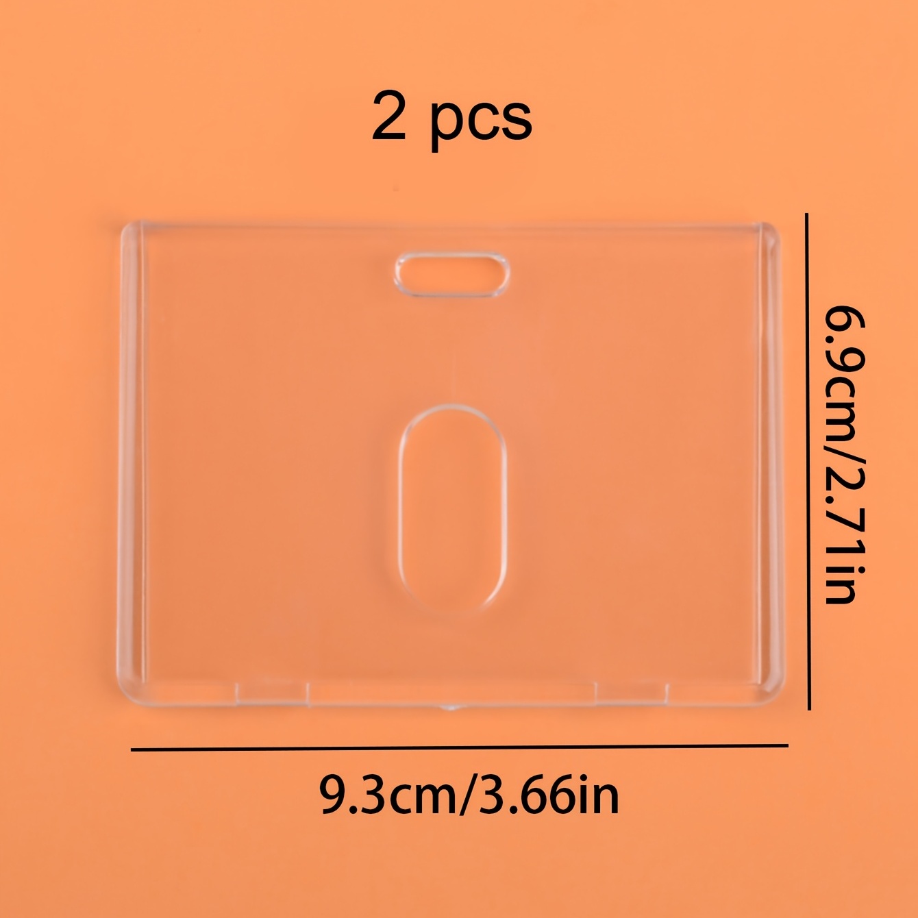 Transparent Plastic Card Holder Perfect For Student Id Rice - Temu