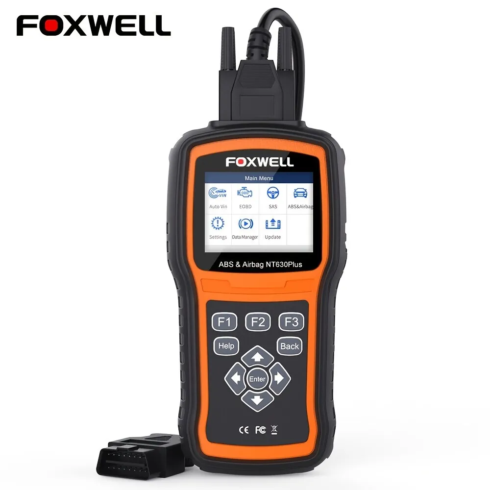 FOXWELL NT530 for BMW All Systems, All Maintenance Service Bidirectional Diagnostic Scan Tool OBD2 Scanner Automotive Code Reader ABS Bleed SRS Ai