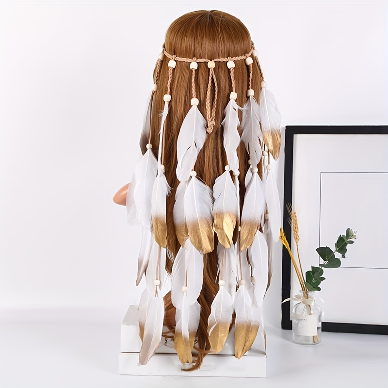 Feather Hair Accessories - Temu