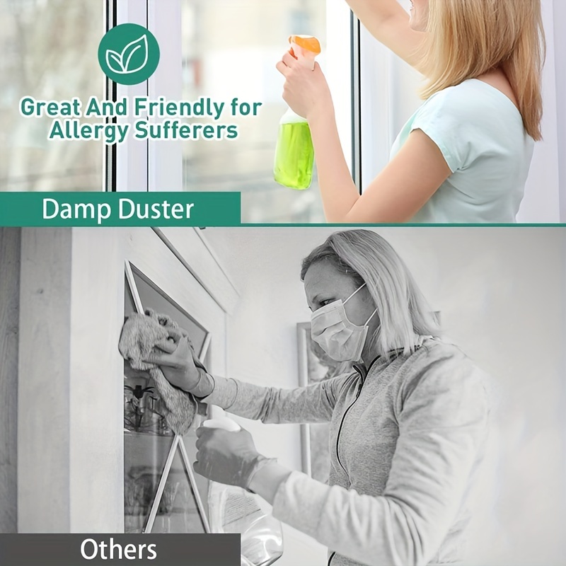 Damp Duster Magical Dust Cleaning Sponge Duster Cleaning - Temu