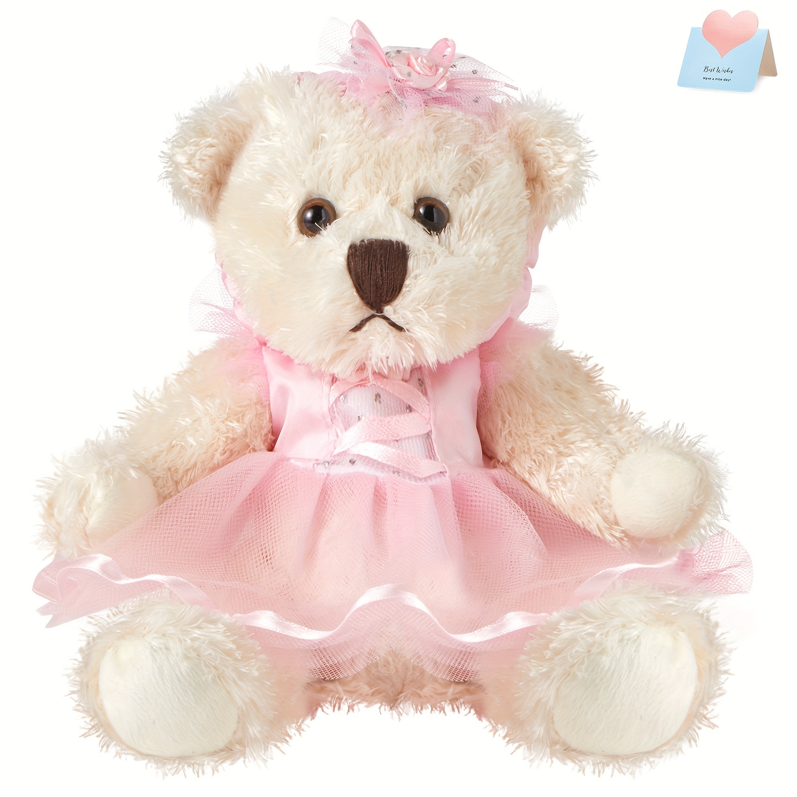 Blushing Love: Adorable 40 cm Pink Teddy Bear