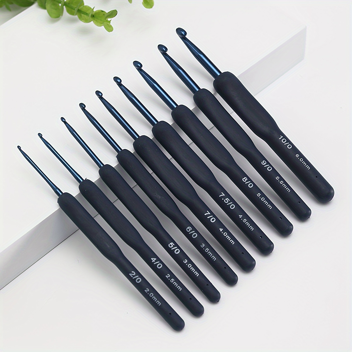 Delicate Gradient Crochet Set Knitting Tools Crochet Hooks - Temu