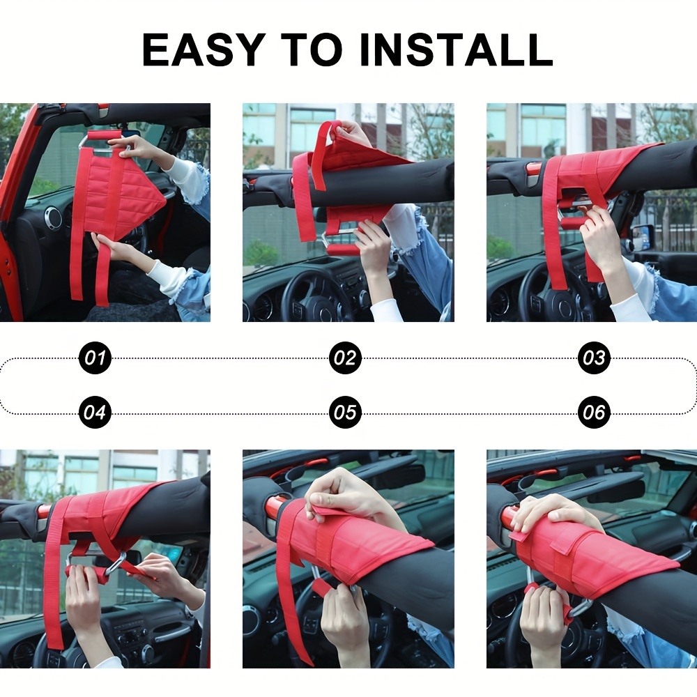Car Door Mount Flag Holder Aluminum Alloy Easy Install for ATV UTV Jeep  Wrangler