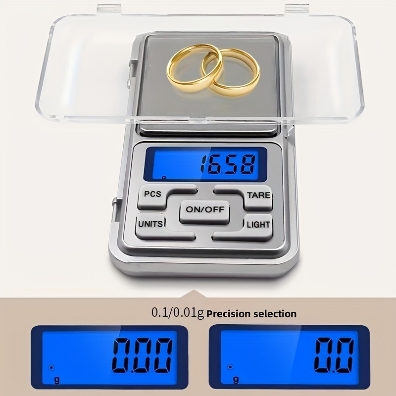 Digital Scales Grams and Ounces, Gram Scale Pocket Scale 0.01g/500g,  ELECTRONS Small Scale Grams for Powder, Diamond, Spices, Coin, High  Precision