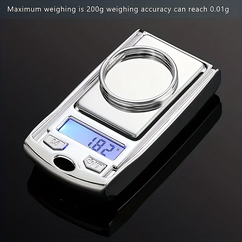 Precision Pocket Scale 200g X 0.01g, Digital Gram Scale Small Herb Scale  Mini Food Scale Jewelry Scale Ounces