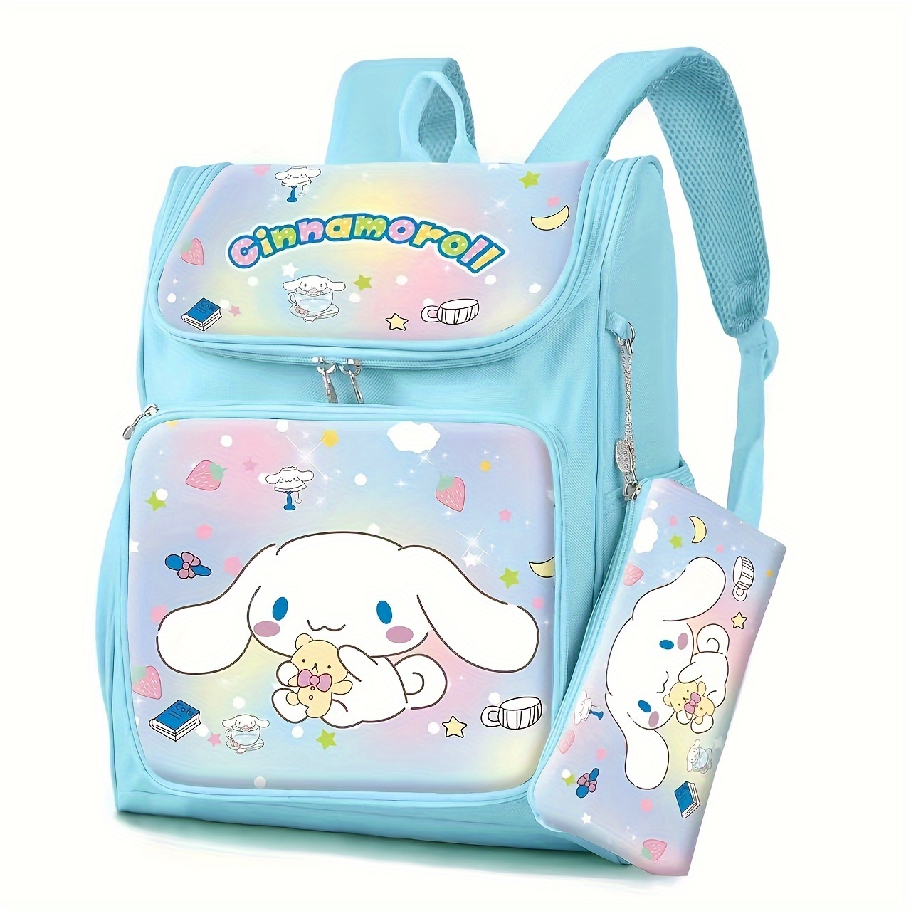 Iigen Sanrio Backpack Shaped Squishy Pencil Case Cinnamoroll Backpack Case