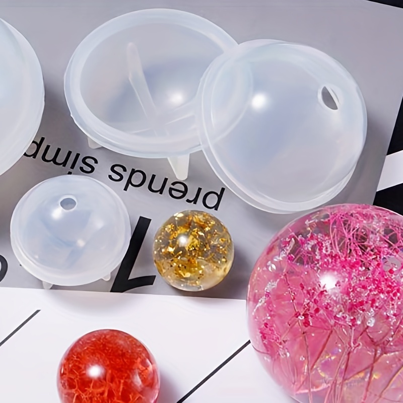 Epoxy Ball Planet Silicone Mold Diy Handmade Jewelry Sphere - Temu