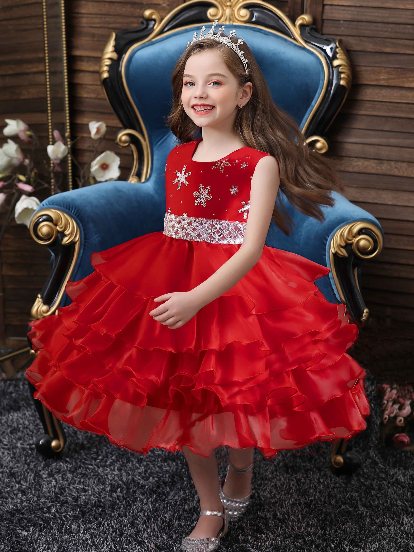girls formal dress princess puffy tulle cake - Temu Georgia