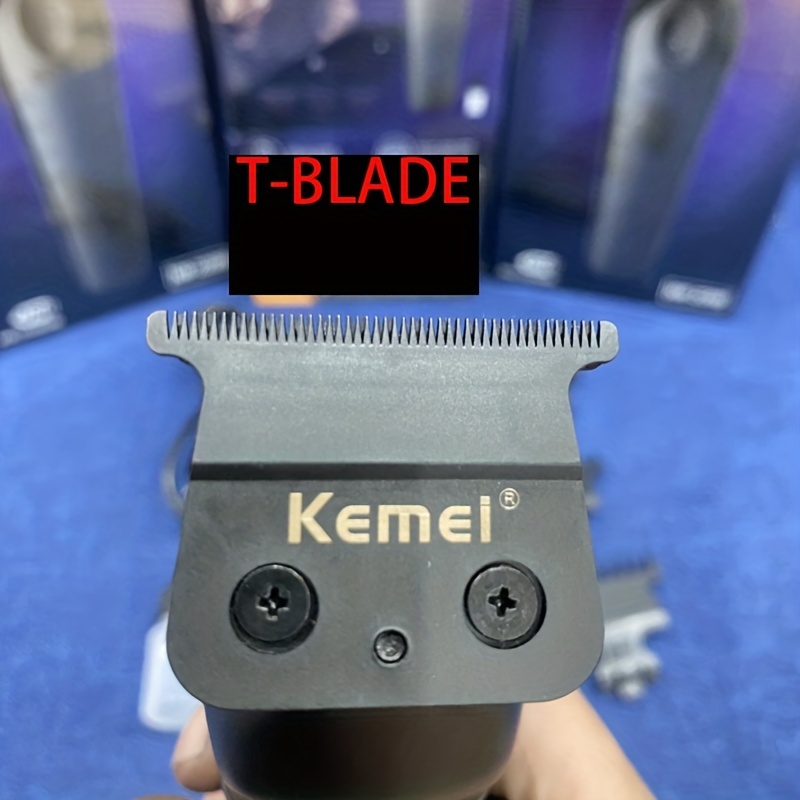 Kemei-Tondeuse à cheveux électrique sans fil professionnelle pour hommes,  tondeuse à barbe, machine de coupe de cheveux aste, 0mm, 2299