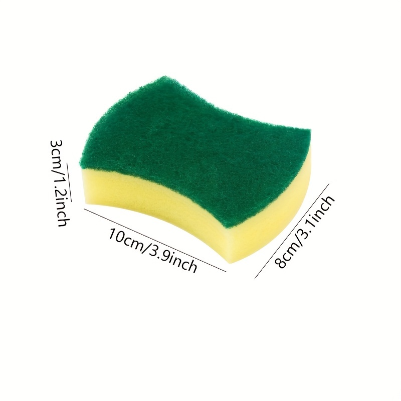 Dishwashing Sponge Scouring Pad Cleaning Brush Magic - Temu