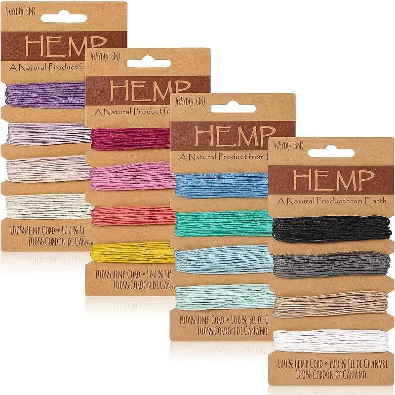 Multicolor Linen Thread Natural Hemp Rope For Handmade - Temu