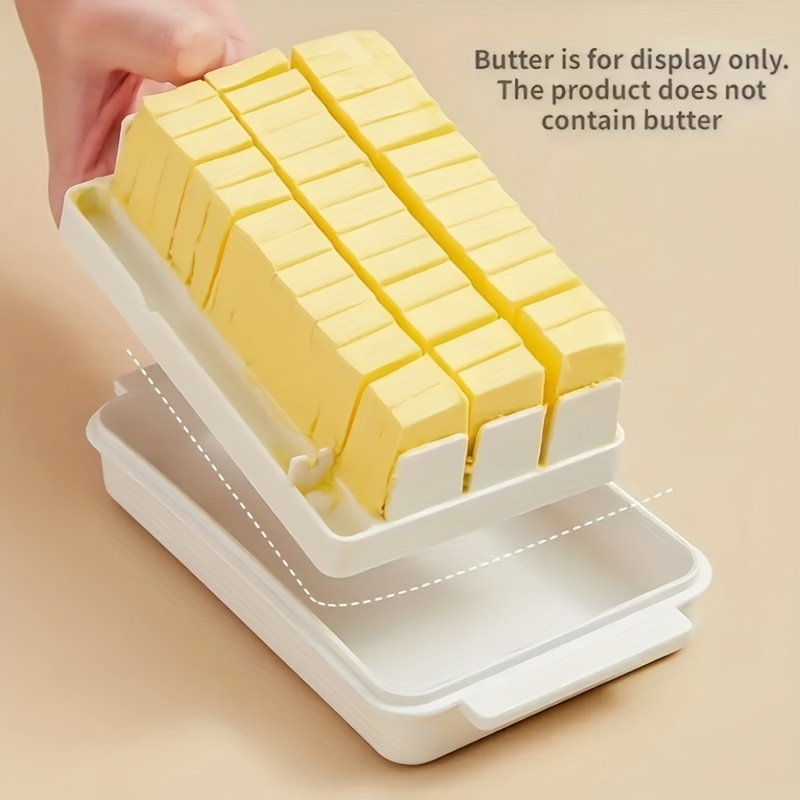 Butter Slicer Cutter With Storage Box & Lid, For Fridge Cheese