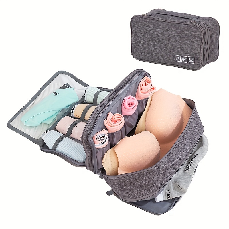 RH901 Portable Travel Underwear Bra Packaging Storage Bag(Violet), snatcher