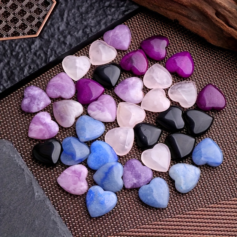 Heart Shaped Crystal Stones - Temu