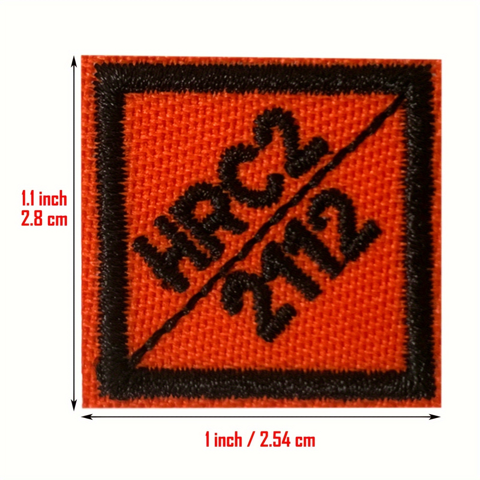 Embroidered Patch Iron On Patches Hot Melt Glued - Temu