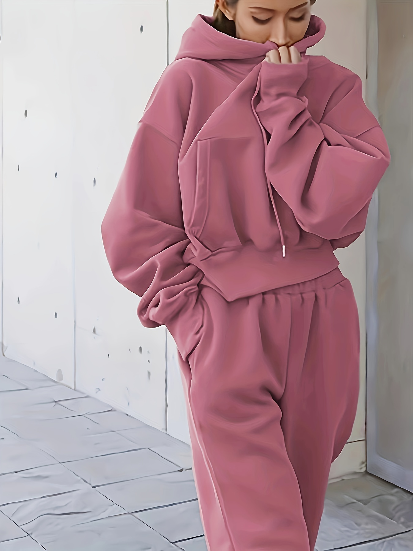 Tracksuit Women/ Oversized Hoodie and Sweatpants/ Tracksuit Set