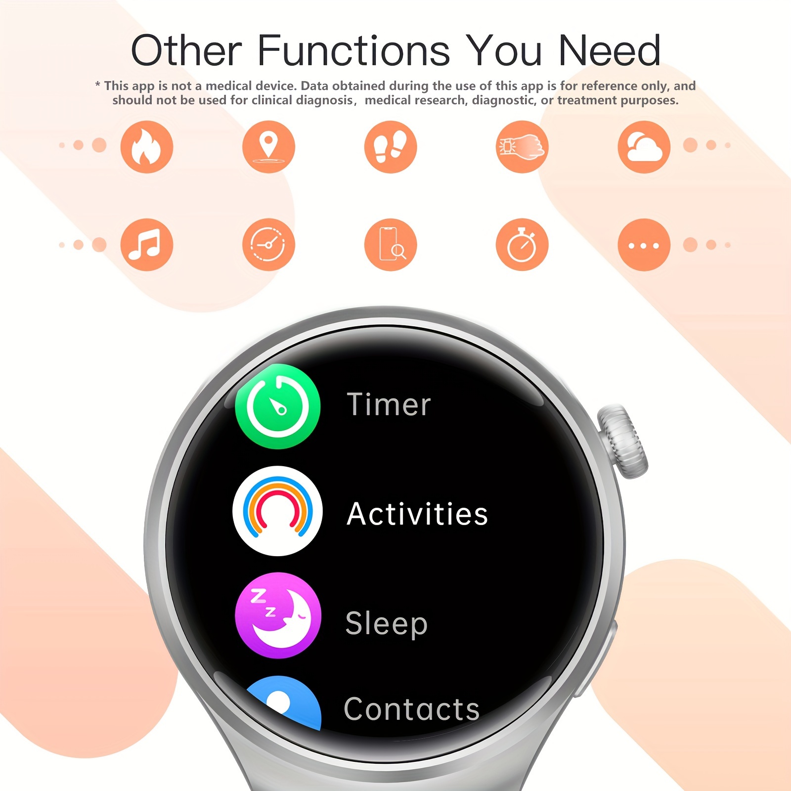 Smartwatch (make/answer Call) Full Touch Wireless Calling - Temu