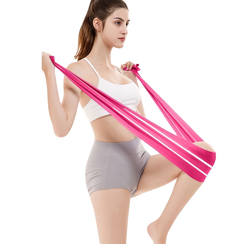 Fitness Yoga Elastic Band Female Dance Training Stretch Belt Soft Tpe  Material Exercise Hip Lift Indoor Training Resistance Band