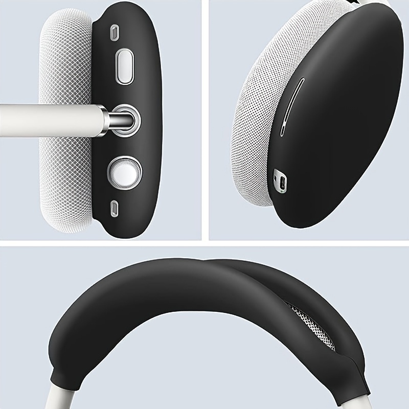 Funda de silicona Fintie para auriculares AirPods Max, funda antiarañazos y  funda para la diadema para AirPods Max, accesorios y protector de piel para AirPods  Max (rosa)