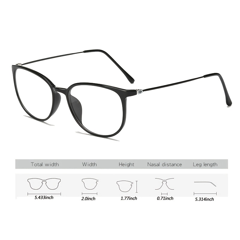 Vintage Square Frame Optical Glasses Artistic Myopia Glasses