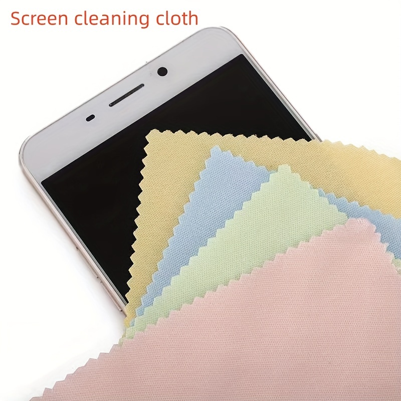 10pcs Glasses Cleaning Cloth Mesh Lace Glasses Cloth Lens Cleaning Wipe