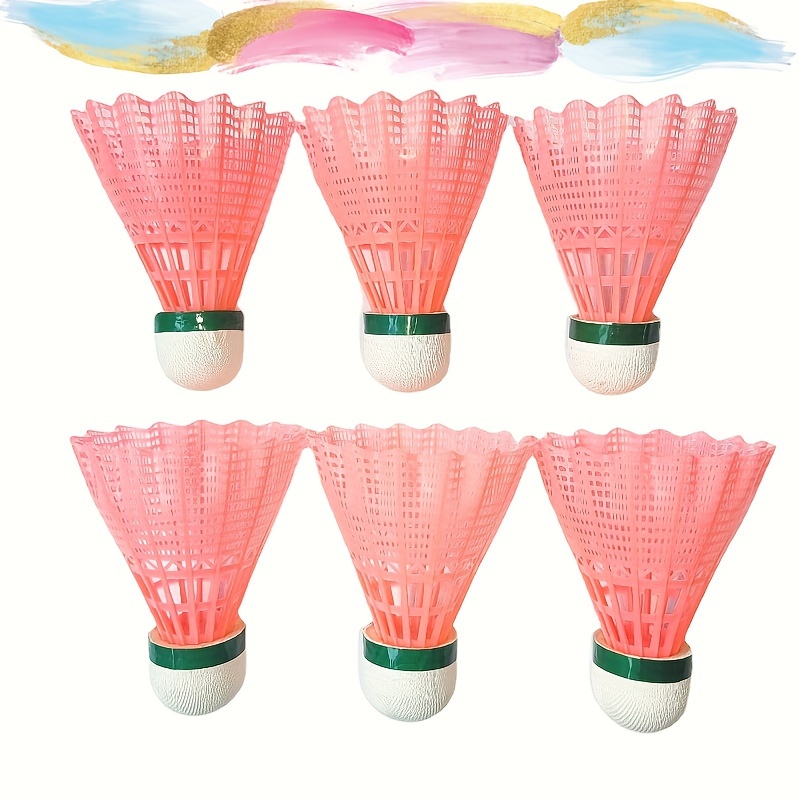 12pcs Badminton Balls With Hard Foam Ball Head And Duck Feather  Shuttlecocks For Indoor And Outdoor
