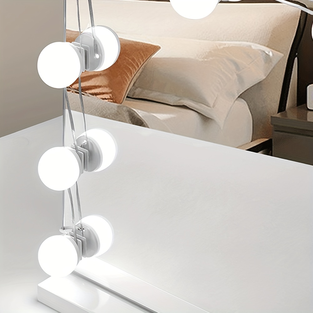 Luces LED de Espejo con Bombilla Regulable, 3 Modos de Color de lámpara, Luz  Espejo Maquillaje, Tocador, Espejo, , Pared - Magnético Macarena Luces de  espejo de vanidad LED