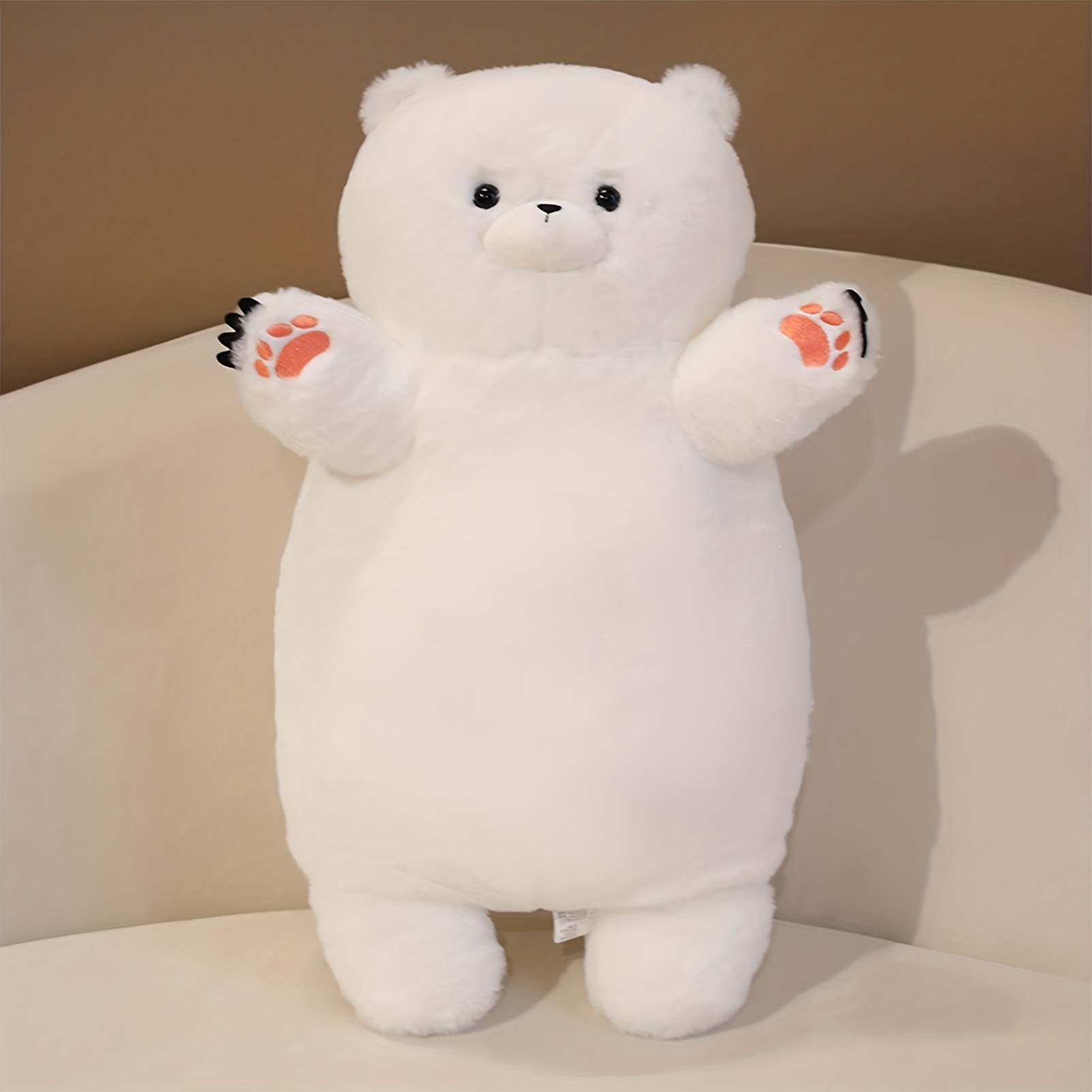 Cute Panda Plush White Bear Toy Soft Polar Bear Stuffed - Temu