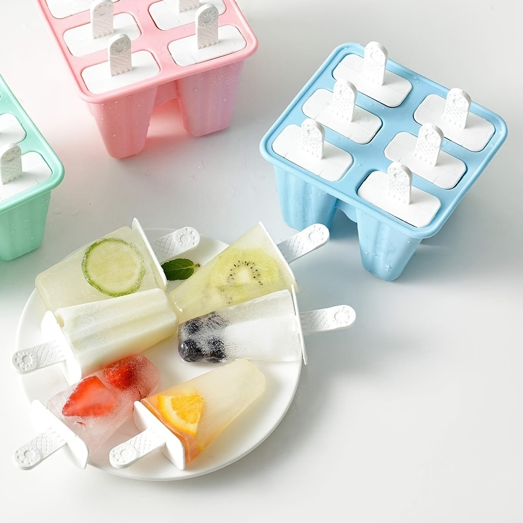 Popsicle Molds Silicone Popsicle Molds Reusable Easy Release - Temu