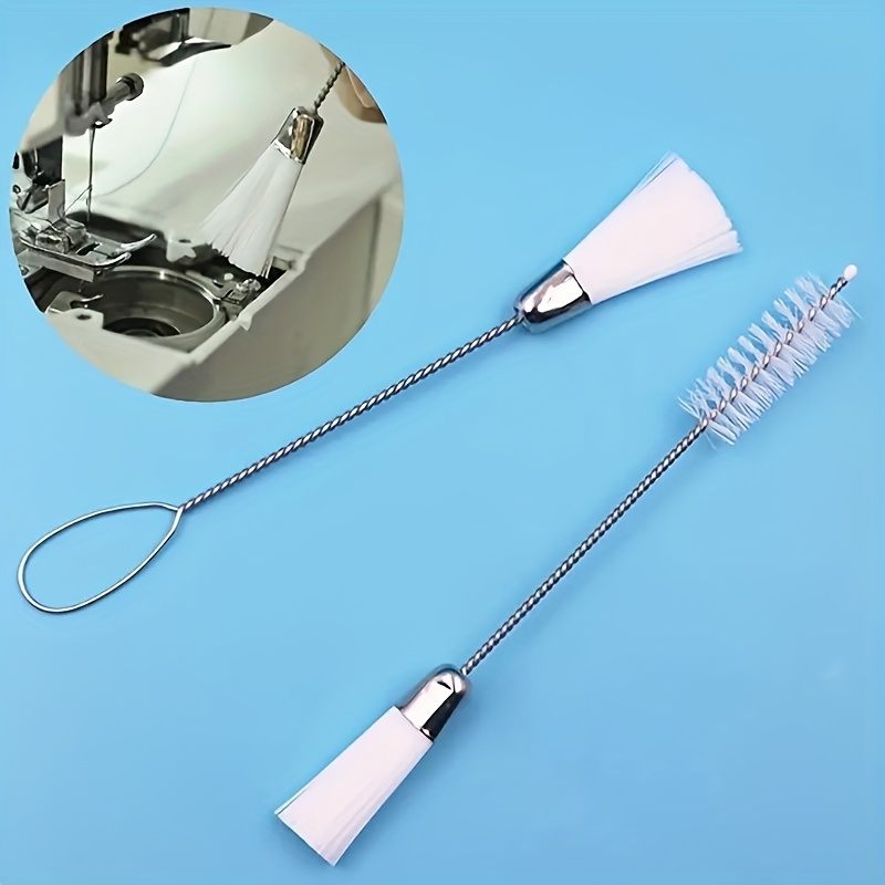 2pcs Sewing Machine Cleaning Brush Nylon Double Ended Cleaning Brushes